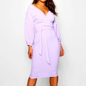 Wrap Midi Dress - 14